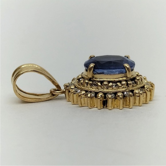 Jewelry Pendant Head Sapphire Yellow Gold 1842909 - Picture 7 of 13